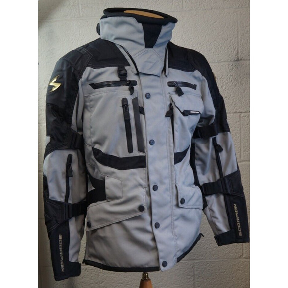 Scorpion XDR Mens Textile Motorcycle Jacket Black/Gray Size L